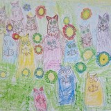 Выставка «Цветы и коты»
