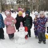 Наши весёлые снеговики